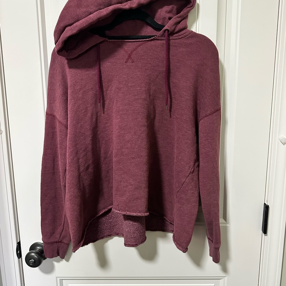 American Eagle Outfitters Maroon Hoodie